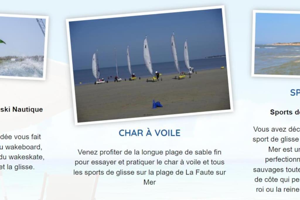 Villa L'Acacias Longeville-sur-Mer Bagian luar foto